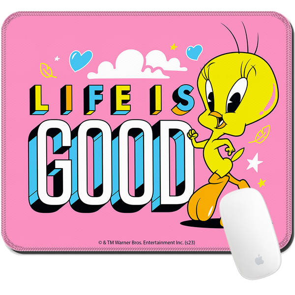 Podkładka pod mysz 32x27 Tweety 016 Looney Tunes Różowy