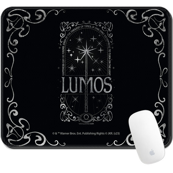 Podkładka pod mysz 32x27 Lumos 001 Harry Potter Czarny