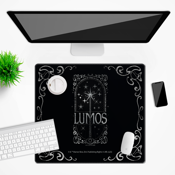 Mata na biurko 50x45 Lumos 001 Harry Potter Czarny