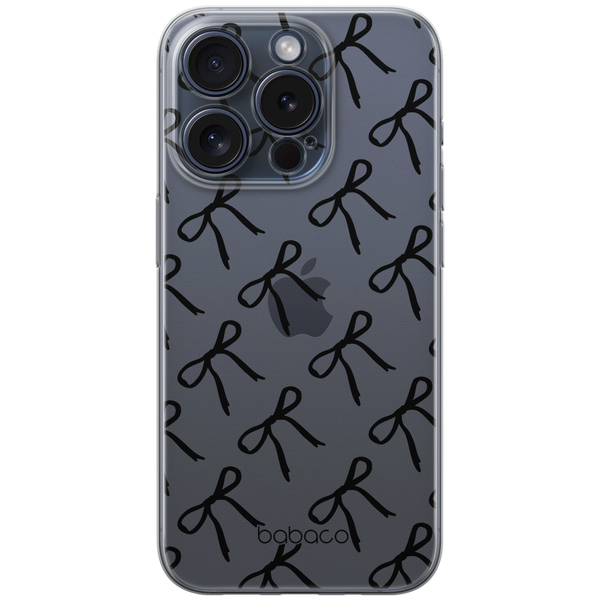 Etui Kokardki 001 Babaco Nadruk częściowy Czarny