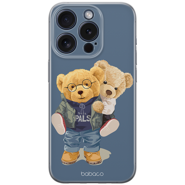 Teddy Couple Case 001 Babaco Full Print Blue