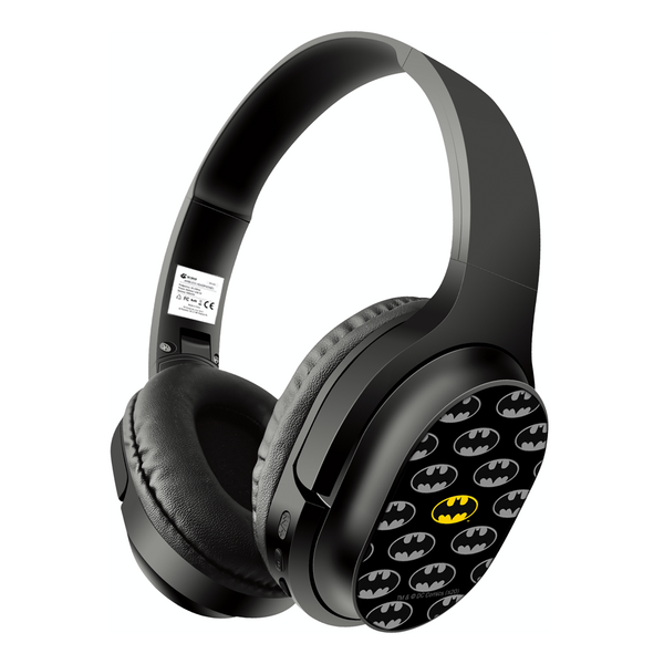 Bezprzewodowe słuchawki stereo z mikrofonem Batman 001 DC Czarny