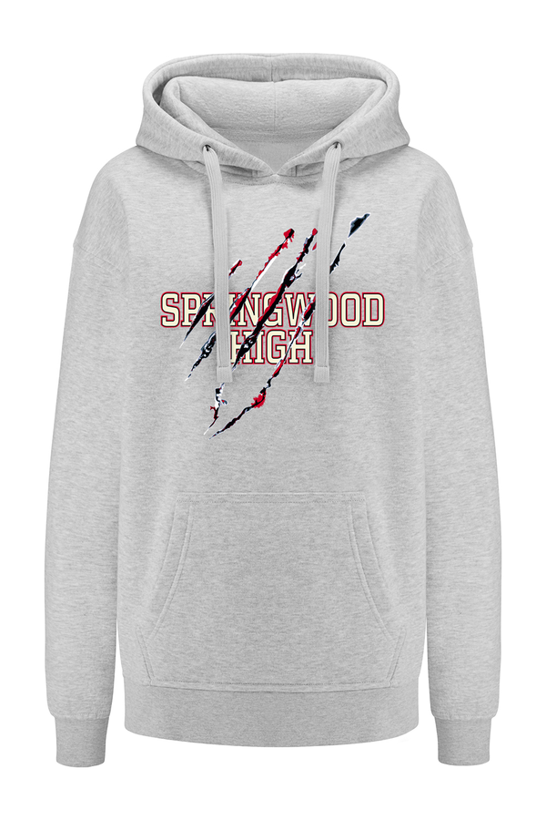 Bluza damska z kapturem Koszmar z ulicy Wiązów 010 Horror Szary