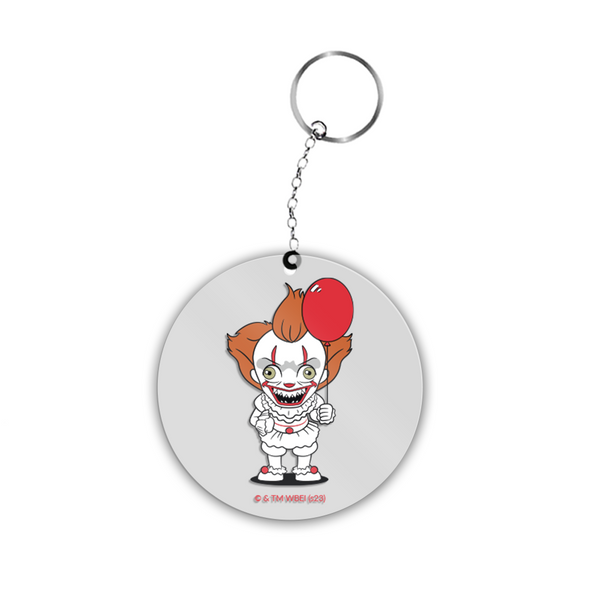 Keychain with chain It 006 Horror Transparent