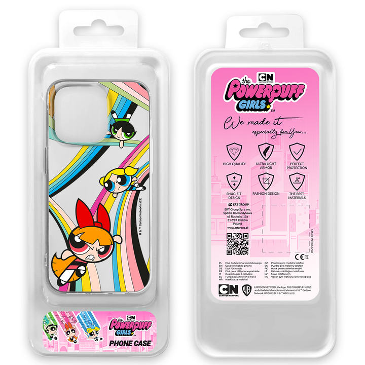 Etui Atomówki 020 The Powerpuff Girls Nadruk częściowy Przeźroczysty - Babaco Store