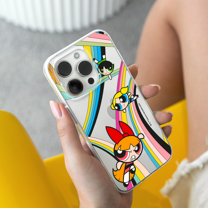 Etui Atomówki 020 The Powerpuff Girls Nadruk częściowy Przeźroczysty - Babaco Store