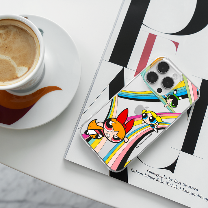 Etui Atomówki 020 The Powerpuff Girls Nadruk częściowy Przeźroczysty - Babaco Store