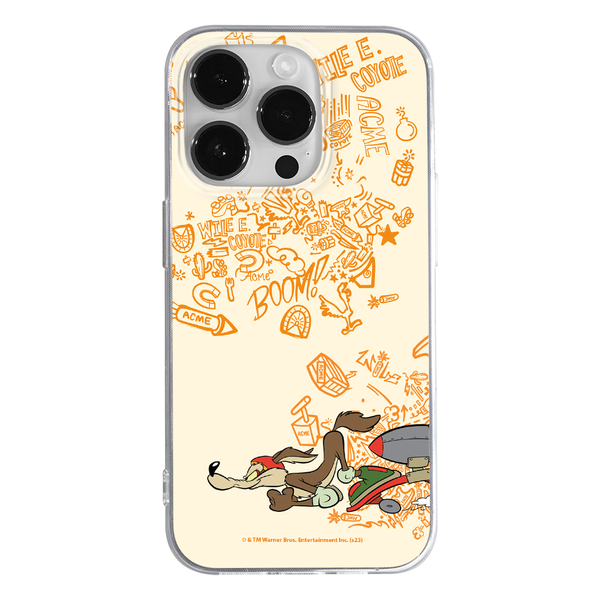 Coyote Case 002 Looney Tunes Full Print Beige