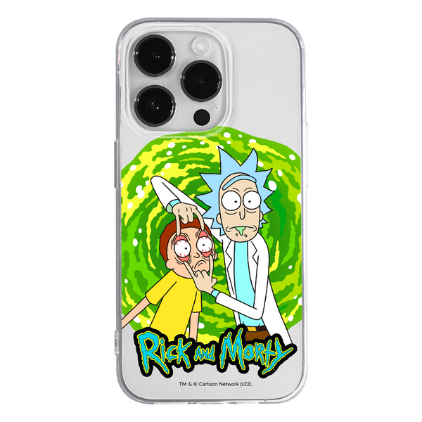 Rick and Morty Case 007 Rick and Morty Partial Print Transparent