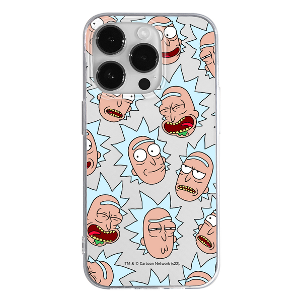 Rick and Morty Case 015 Rick and Morty Partial Print Transparent