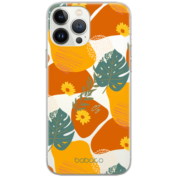 Plants Case 008 Babaco Partial Print Transparent