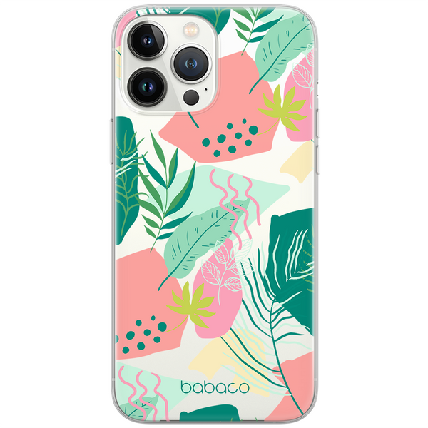 Plants Case 010 Babaco Partial Print Transparent
