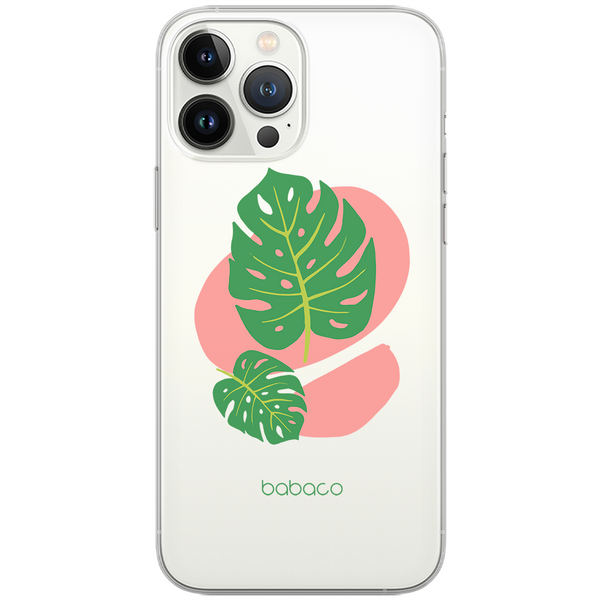 Plants Case 011 Babaco Partial Print Transparent