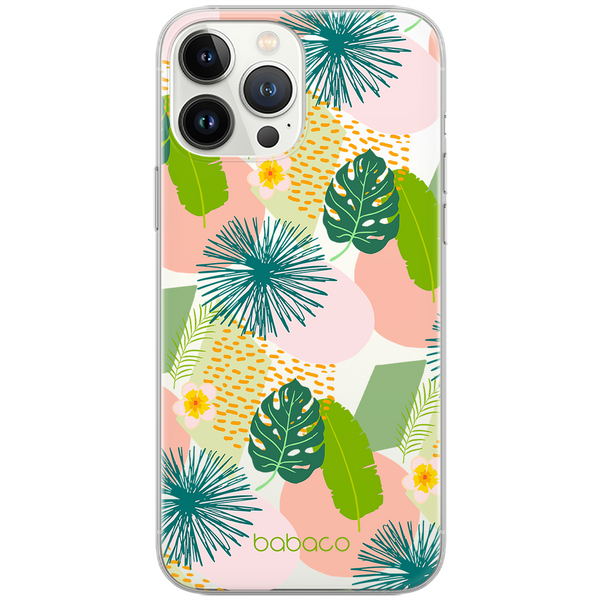Plants Case 012 Babaco Partial Print Transparent