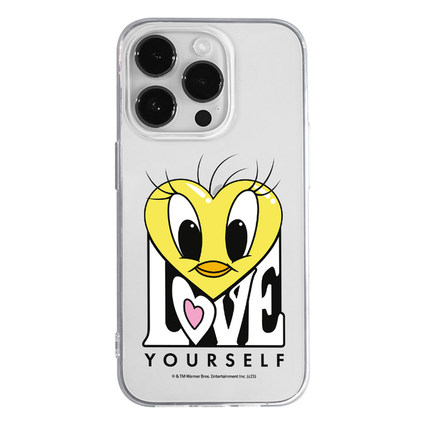 Tweety Case 015 Looney Tunes Partial Print Transparent
