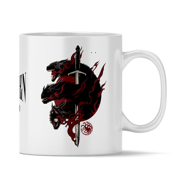 Kubek Gra o Tron 006 Game of Thrones Biały