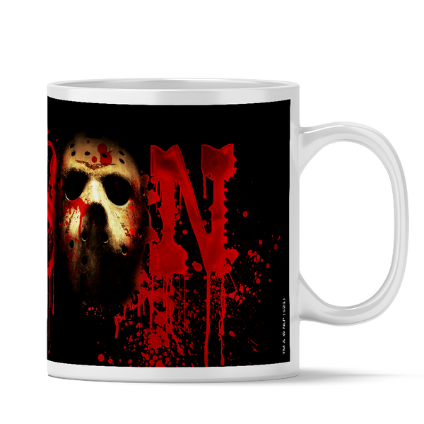 Kubek Piątek 13-go 001 Horror Biały