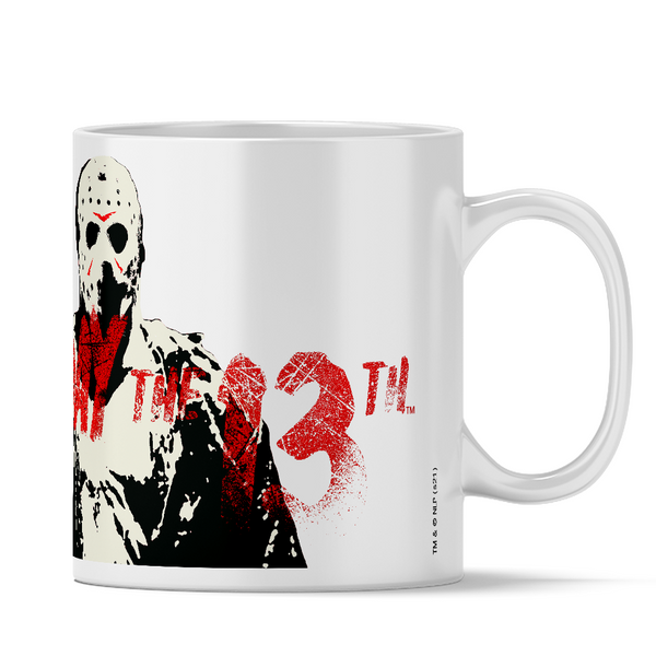 Kubek Piątek 13-go 018 Horror Biały