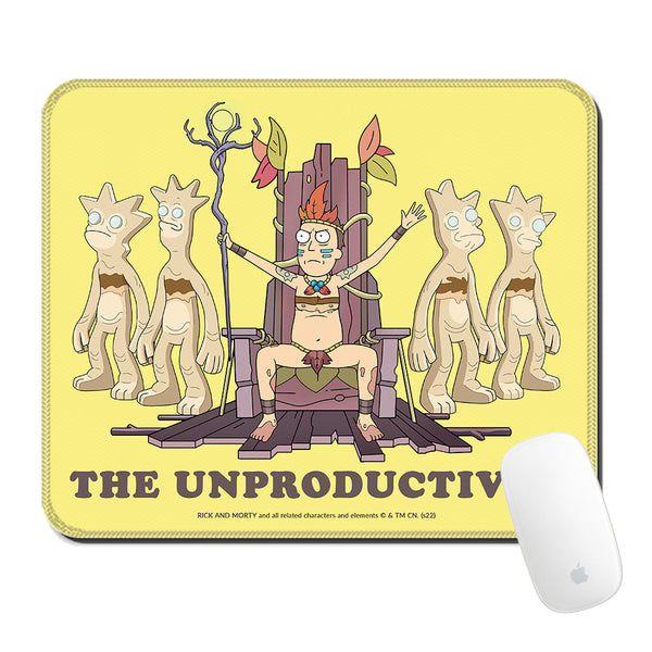 Mousepad 32x27 Rick and Morty 005 Rick and Morty Yellow