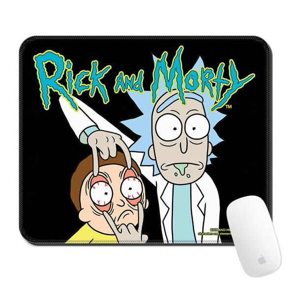 Mousepad 32x27 Rick and Morty 007 Rick and Morty Black