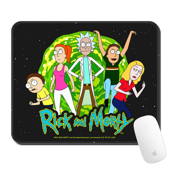 Mousepad 32x27 Rick and Morty 026 Rick and Morty Black